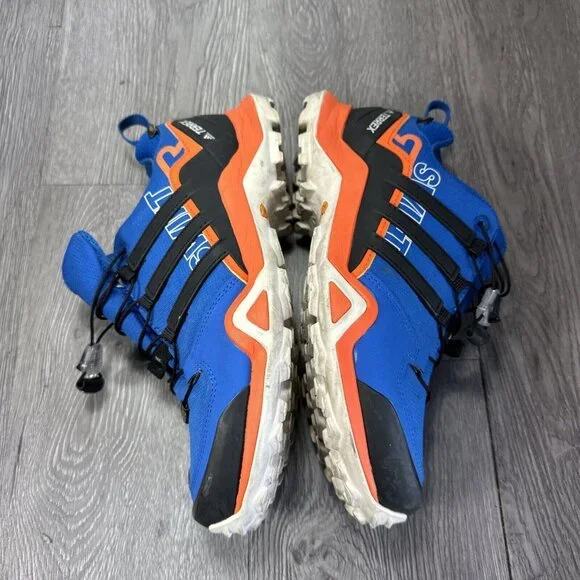 Adidas Terrex Swift R2 Gtx Blue Black Men 6 Women 7.5 Hiking Run Shoes